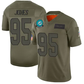 Youth Nike Miami Dolphins Benito Jones Camo 2019 Salute to Service Jersey - Limited