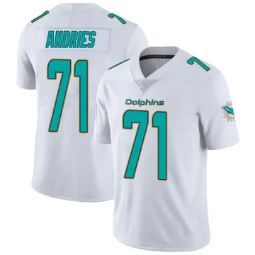 Youth Nike Miami Dolphins Blaise Andries White limited Vapor Untouchable Jersey