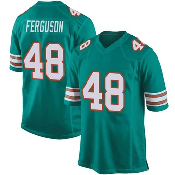 Youth Nike Miami Dolphins Blake Ferguson Aqua Alternate Jersey - Game