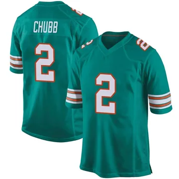 Youth Nike Miami Dolphins Bradley Chubb Aqua Alternate Jersey - Game