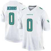 Youth Nike Miami Dolphins Braxton Berrios White Jersey - Game