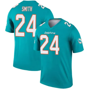 Youth Nike Miami Dolphins Cam Smith Aqua Jersey - Legend