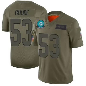 Top-selling Item] Cameron Goode 53 Miami Dolphins White Vapor Limited 3D  Unisex Jersey