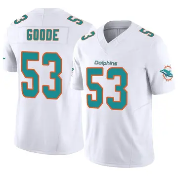 Top-selling Item] Cameron Goode 53 Miami Dolphins White Vapor Limited 3D  Unisex Jersey