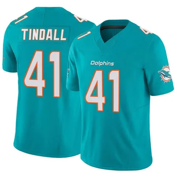 Youth Nike Miami Dolphins Channing Tindall Aqua Vapor F.U.S.E. Jersey - Limited