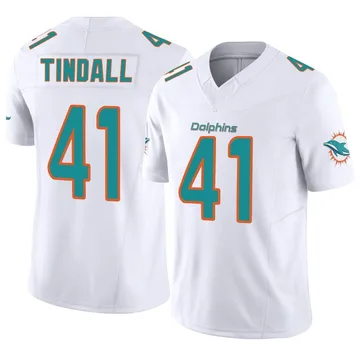 Youth Nike Miami Dolphins Channing Tindall White Vapor F.U.S.E. Jersey - Limited