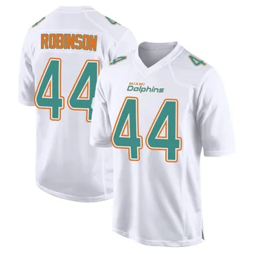 Youth Nike Miami Dolphins Chop Robinson White Fashion Jersey - Game