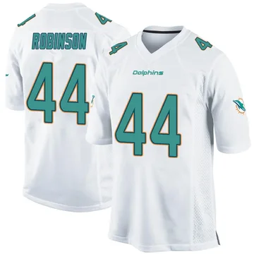 Youth Nike Miami Dolphins Chop Robinson White Jersey - Game