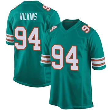 Miami Dolphins Nike Game Road Jersey - White - Christian Wilkins - Youth