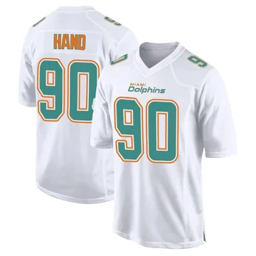 Youth Nike Miami Dolphins Da'Shawn Hand White Fashion Jersey - Game