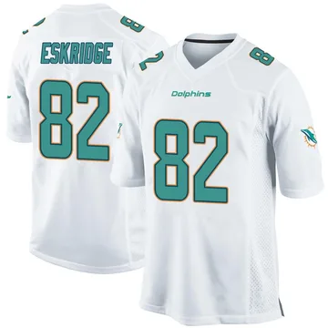 Youth Nike Miami Dolphins Dee Eskridge White Jersey - Game