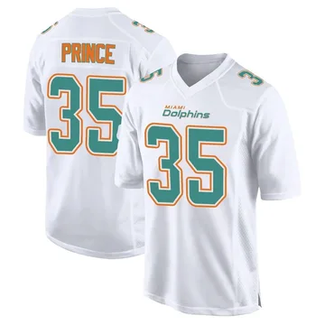 Youth Nike Miami Dolphins Deneric Prince White Fashion Jersey - Game