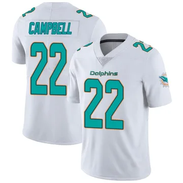 Youth Nike Miami Dolphins Elijah Campbell White limited Vapor Untouchable Jersey -