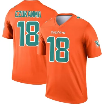 Dolphins Erik Ezukanma Jersey White 87 Men's Limited Color Rush