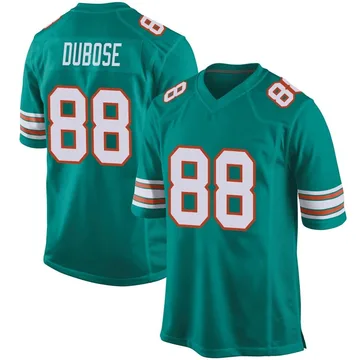 Youth Nike Miami Dolphins Grant DuBose Aqua Alternate Jersey - Game