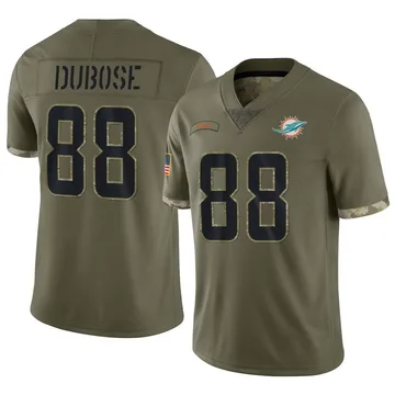 Youth Nike Miami Dolphins Grant DuBose Olive 2022 Salute To Service Jersey - Limited