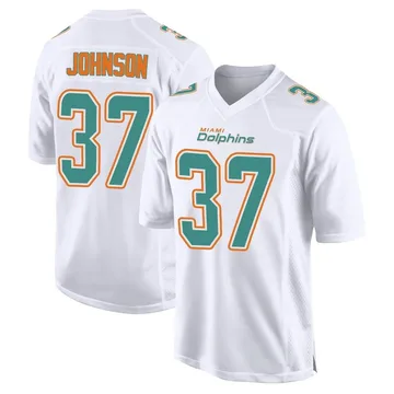 Youth Nike Miami Dolphins Isaiah Johnson White Fashion Jersey - Game