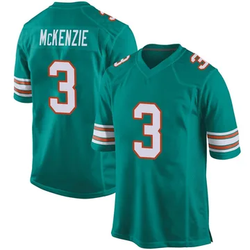 Youth Nike Miami Dolphins Isaiah McKenzie Aqua Alternate Jersey - Game