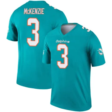 Youth Nike Miami Dolphins Isaiah McKenzie Aqua Jersey - Legend