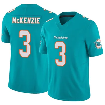 Youth Nike Miami Dolphins Isaiah McKenzie Aqua Vapor F.U.S.E. Jersey - Limited