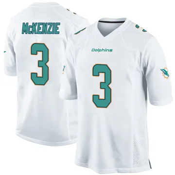 Youth Nike Miami Dolphins Isaiah McKenzie White Jersey - Game