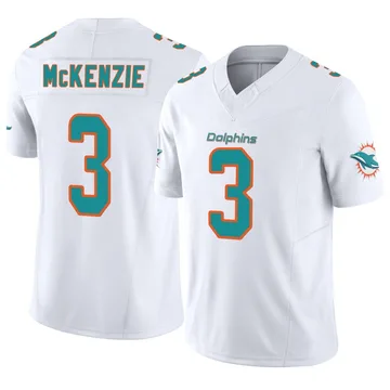 Youth Nike Miami Dolphins Isaiah McKenzie White Vapor F.U.S.E. Jersey - Limited