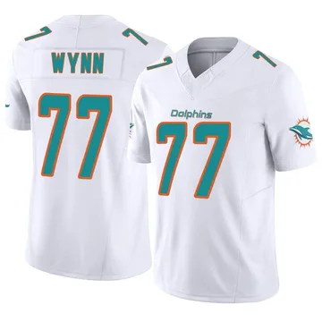 Youth Nike Miami Dolphins Isaiah Wynn White Vapor F.U.S.E. Jersey - Limited