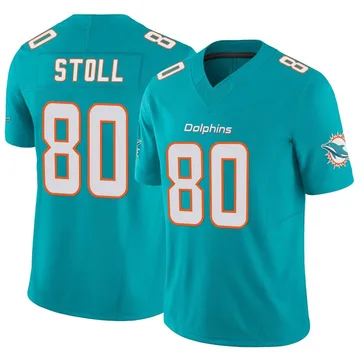 Youth Nike Miami Dolphins Jack Stoll Aqua Vapor F.U.S.E. Jersey - Limited