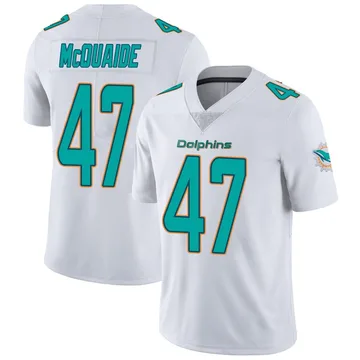 Youth Nike Miami Dolphins Jake McQuaide White limited Vapor Untouchable Jersey