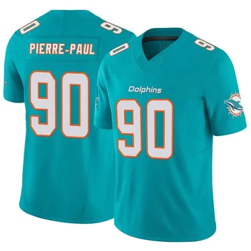 Youth Nike Miami Dolphins Jason Pierre-Paul Aqua Vapor F.U.S.E. Jersey - Limited