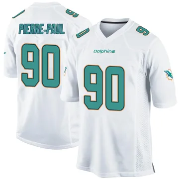 Youth Nike Miami Dolphins Jason Pierre-Paul White Jersey - Game