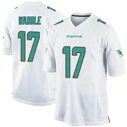 Youth Nike Miami Dolphins Jaylen Waddle White Jersey - Game