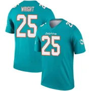 Youth Nike Miami Dolphins Jaylen Wright Aqua Jersey - Legend