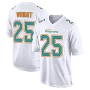 Youth Nike Miami Dolphins Jaylen Wright White Fashion Jersey - Game