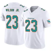 Youth Nike Miami Dolphins Jeff Wilson Jr. White Vapor F.U.S.E. Jersey - Limited