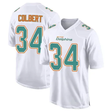 Youth Nike Miami Dolphins Jordan Colbert White Fashion Jersey - Game