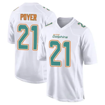 Youth Nike Miami Dolphins Jordan Poyer White Fashion Jersey - Game