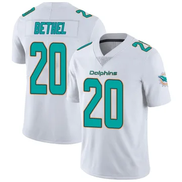 Youth Nike Miami Dolphins Justin Bethel White limited Vapor Untouchable Jersey -