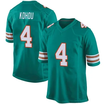 Kader Kohou Miami Dolphins Youth Legend Olive Salute to Service Sideline  Long Sleeve T-Shirt