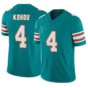 Youth Nike Miami Dolphins Kader Kohou Aqua Alternate Vapor F.U.S.E. Jersey - Limited