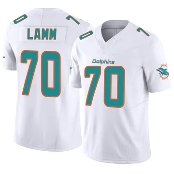 Youth Nike Miami Dolphins Kendall Lamm White Vapor F.U.S.E. Jersey - Limited