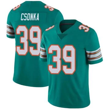 Youth Nike Miami Dolphins Larry Csonka Aqua Alternate Vapor Untouchable Jersey - Limited