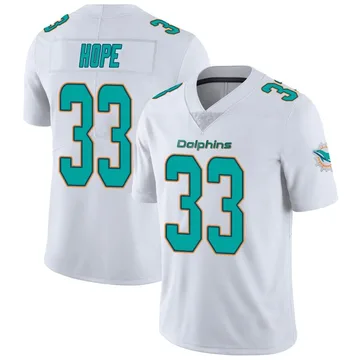 Youth Nike Miami Dolphins Larry Hope White limited Vapor Untouchable Jersey -