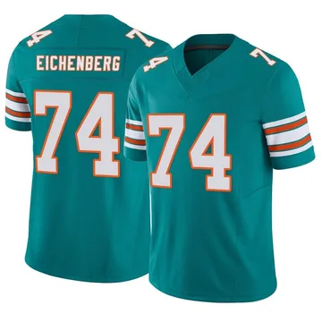 Youth Nike Miami Dolphins Liam Eichenberg Aqua Alternate Vapor F.U.S.E. Jersey - Limited