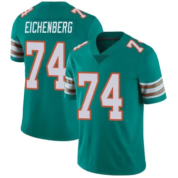 Youth Nike Miami Dolphins Liam Eichenberg Aqua Alternate Vapor Untouchable Jersey - Limited