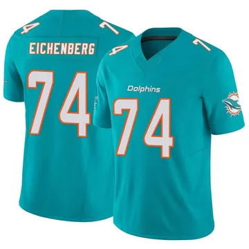 Youth Nike Miami Dolphins Liam Eichenberg Aqua Vapor F.U.S.E. Jersey - Limited