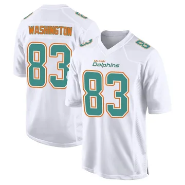 Youth Nike Miami Dolphins Malik Washington White Fashion Jersey - Game