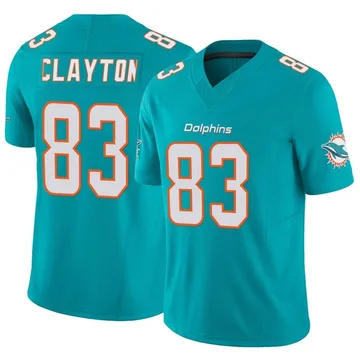 Mark Clayton Miami Dolphins Women's Black by Midnight Mascot T-Shirt 