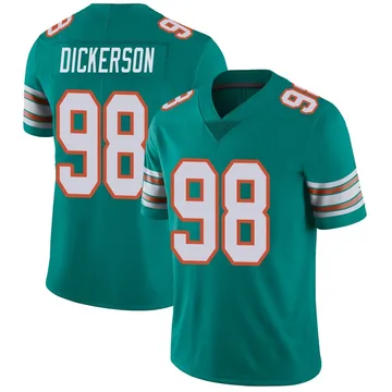 Youth Nike Miami Dolphins Matt Dickerson Aqua Alternate Vapor Untouchable Jersey - Limited