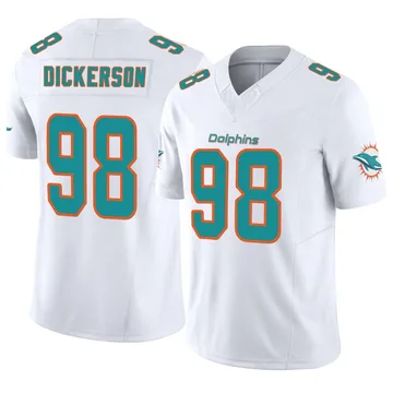 Youth Nike Miami Dolphins Matt Dickerson White Vapor F.U.S.E. Jersey - Limited